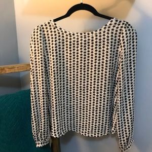 Black and White Stars Blouse